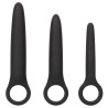 Boundless Calexotics Kit de 3 Plugs Silicone Dilatro Trio Boundless Noirs